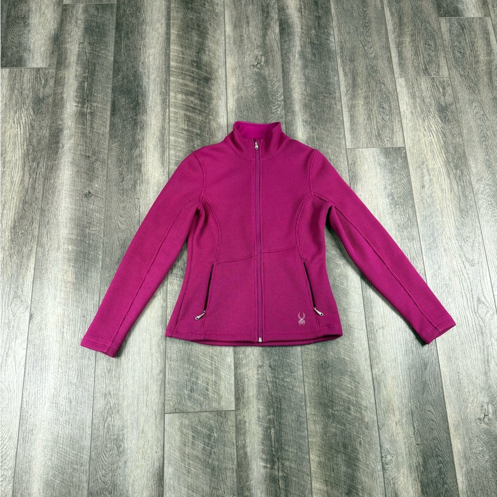 Spyder Magenta‎ Knit Jacket